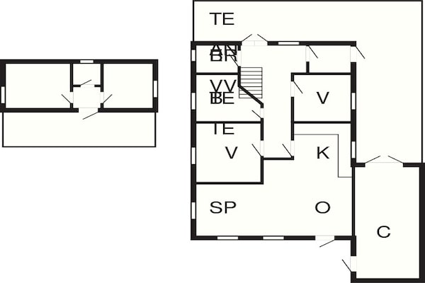 Foto van 10 persoons vakantie huis in Marstal-By Traum - Vakantiehuis in Marstal - FloorPlan