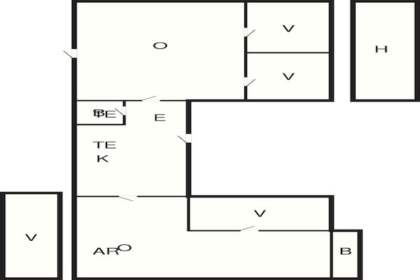Foto van 10 persoons vakantie huis in Harboøre-By Traum - Vakantiehuis in Harboøre - FloorPlan
