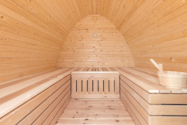 Foto van Luxe vakantieverblijf in Marielyst - Vakantiehuis in Væggerløse - Sauna