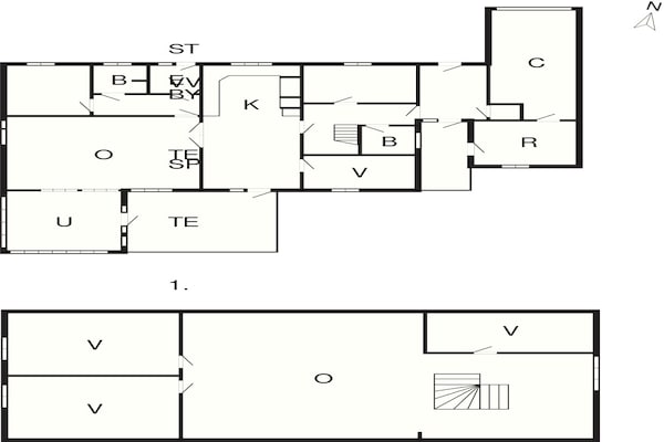 Foto van 10 persoons vakantie huis in Thyborøn-By Traum - Vakantiehuis in Thyborøn - FloorPlan