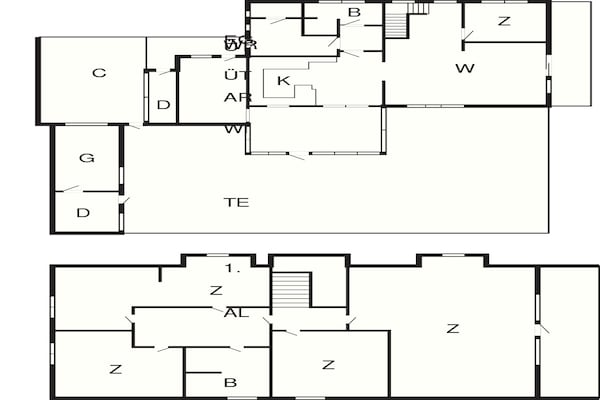 Foto van 12 persoons vakantie huis in Thyborøn-By Traum - Vakantiehuis in Thyborøn - FloorPlan