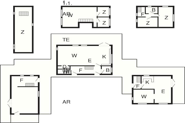 Foto van 16 persoons vakantie huis in Aabenraa-By Traum - Vakantiehuis in Aabenraa - FloorPlan