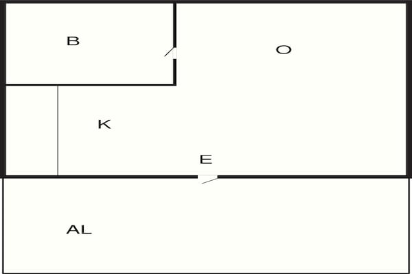 Foto van 1 persoons vakantie huis in BROMÖLLA-By Traum - Vakantiehuis in BROMÖLLA - FloorPlan