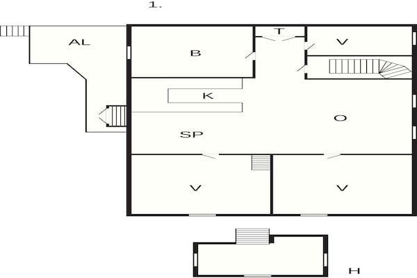 Foto van 4 sterren vakantie huis in Thisted-By Traum - Vakantiehuis in Thisted - FloorPlan
