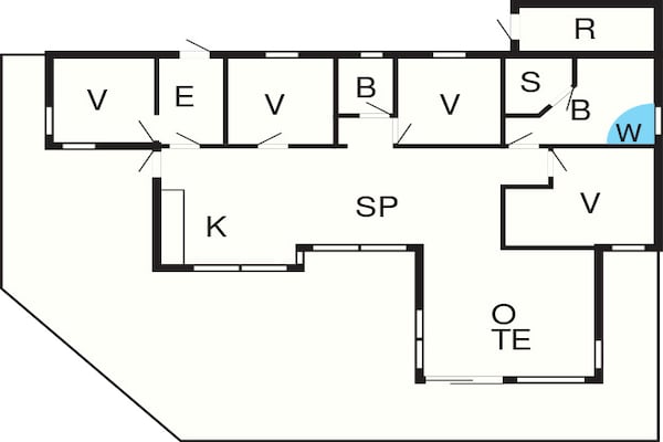 Foto van Toevluchtsoord aan zee met spa - Vakantiehuis in Faaborg - FloorPlan