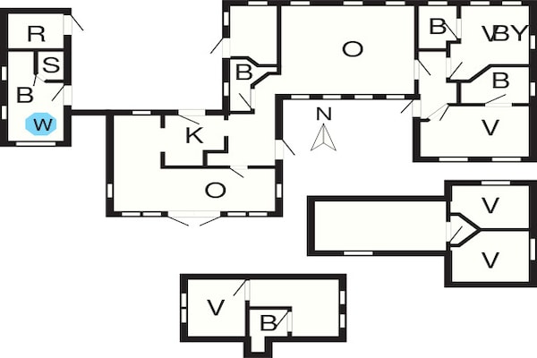 Foto van 10 persoons vakantie huis in Blåvand - Vakantiehuis in Blåvand - FloorPlan