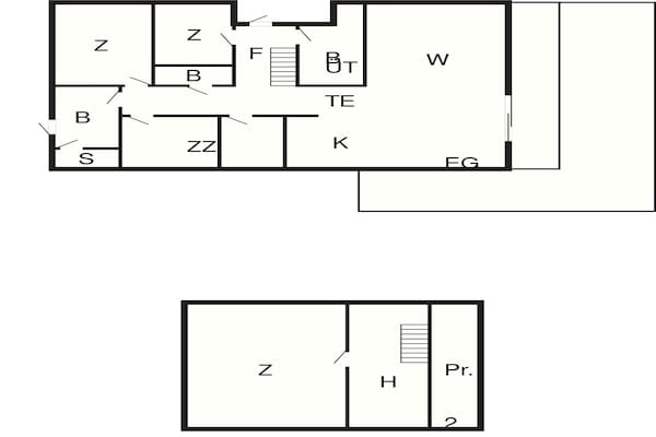 Foto van 10 persoons vakantie huis in Søndeled - Vakantiehuis in Søndeled - FloorPlan