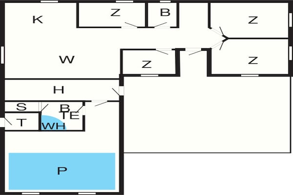 Foto van 10 persoons vakantie huis in Juelsminde-By Traum - Vakantiehuis in Juelsminde - FloorPlan