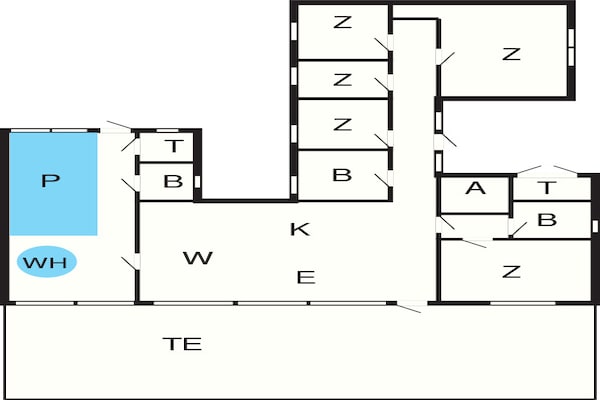 Foto van 10 persoons vakantie huis in Ebeltoft - Vakantiehuis in Ebeltoft - FloorPlan