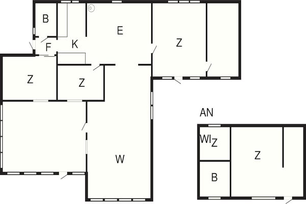 Foto van 10 Personen vakantie huis in Græsted-By Traum - Vakantiehuis in Græsted - FloorPlan