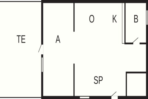 Foto van Rustige cottage in de buurt van het meer Hjalmaren - FloorPlan