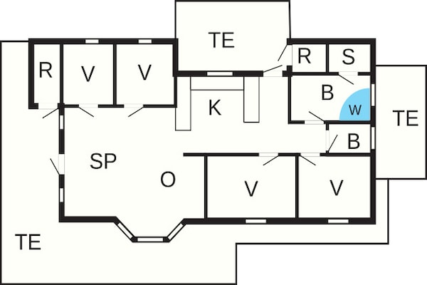 Foto van 10 persoons vakantie huis in Løkken-By Traum - Vakantiehuis in Løkken - FloorPlan
