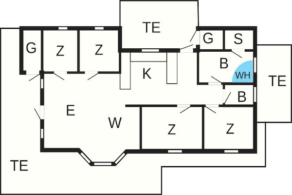 Foto van 10 persoons vakantie huis in Løkken-By Traum - Vakantiehuis in Løkken - FloorPlan