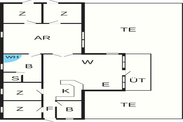 Foto van 12 persoons vakantie huis in Løkken-By Traum - Vakantiehuis in Løkken - FloorPlan