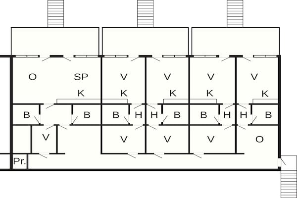 Foto van 16 Personen vakantie huis in Højer - Vakantiehuis in Højer - FloorPlan