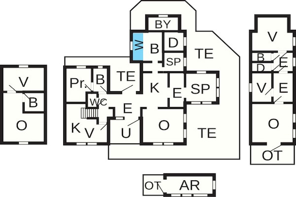 Foto van 10 persoons vakantie huis in Tornes I Romsdal - Vakantiehuis in Tornes I Romsdal - FloorPlan