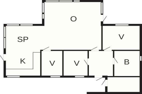 Foto van 11 Personen vakantie huis in Hornnes - Vakantiehuis in Hornnes - FloorPlan