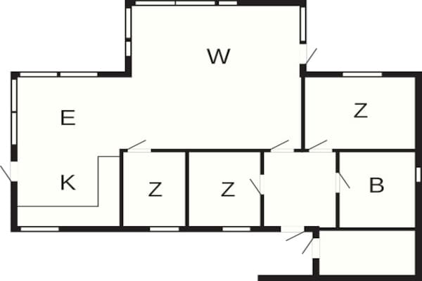 Foto van 11 Personen vakantie huis in Hornnes - Vakantiehuis in Hornnes - FloorPlan