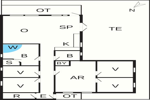 Foto van 10 persoons vakantie huis in Haderslev-By Traum - Vakantiehuis in Haderslev - FloorPlan