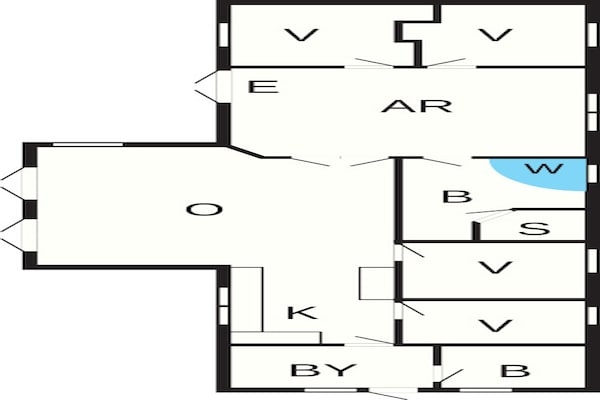 Foto van Luxe retraite met spa -- By Traum Ferienwohnungen - Vakantiehuis in Væggerløse - FloorPlan