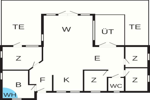 Foto van 10 persoons vakantie huis in Hadsund-By Traum - Vakantiehuis in Hadsund - FloorPlan