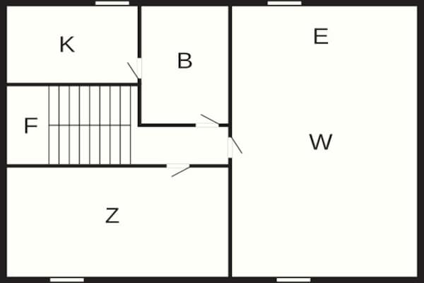 Foto van Rustig toevluchtsoord in Ansager -- By Traum Ferienwohnungen - FloorPlan