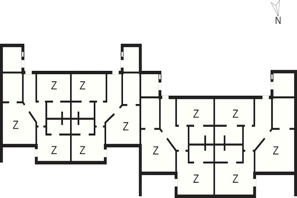 Foto van Aantrekkelijke eenpersoonskamer in Lemvig - Vakantiehuis in Lemvig - FloorPlan