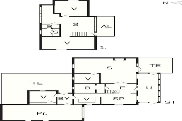 Foto van 10 Personen vakantie huis in Maribo - Vakantiehuis in Maribo - FloorPlan