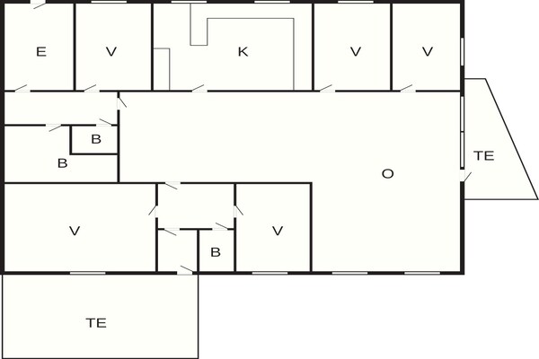 Foto van 10 Personen vakantie huis in - Vakantiehuis in Spøttrup - FloorPlan