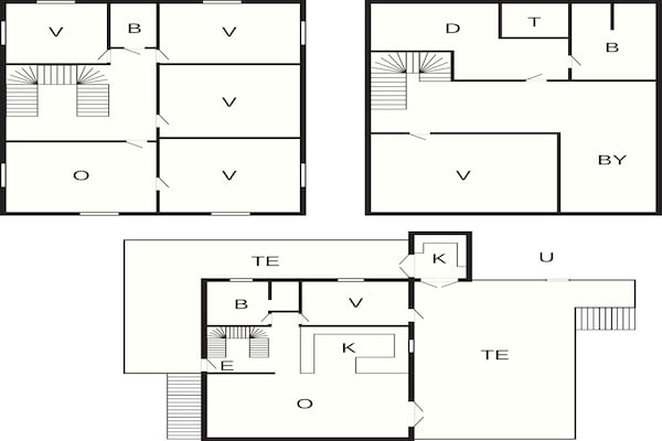 Foto van 12 Personen vakantie huis in Masfjordnes - Vakantiehuis in Masfjordnes - FloorPlan