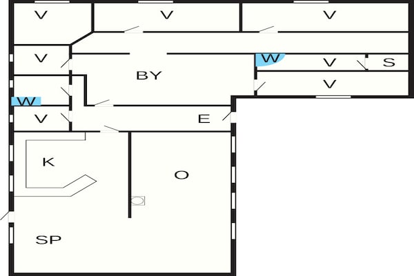 Foto van 12 persoons vakantie huis in Nordborg-By Traum - Vakantiehuis in Nordborg - FloorPlan