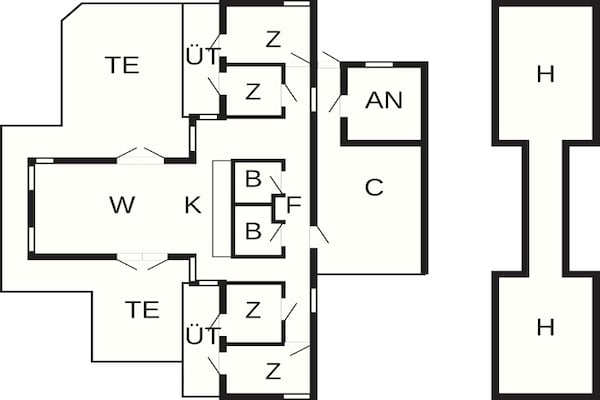 Foto van 10 persoons vakantie huis in Glesborg-By Traum - Vakantiehuis in Glesborg - FloorPlan