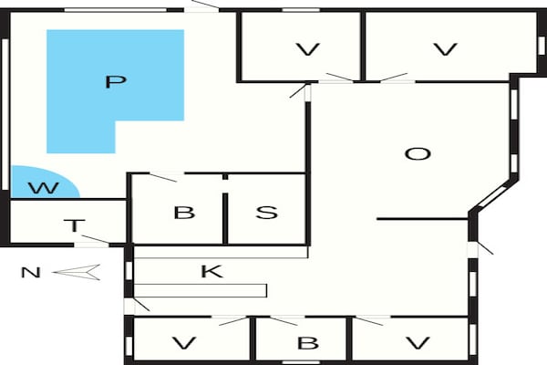 Foto van 10 persoons vakantie huis in Jerup-By Traum - Vakantiehuis in Jerup - FloorPlan