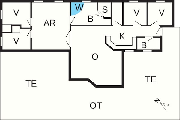 Foto van 10 persoons vakantie huis in Idestrup-By Traum - Vakantiehuis in Idestrup - FloorPlan