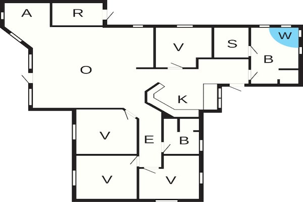 Foto van 10 persoons vakantie huis in Hadsund - Vakantiehuis in Hadsund - FloorPlan