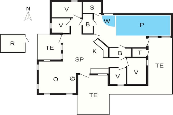 Foto van 10 persoons vakantie huis in Ebeltoft-By Traum - Vakantiehuis in Ebeltoft - FloorPlan