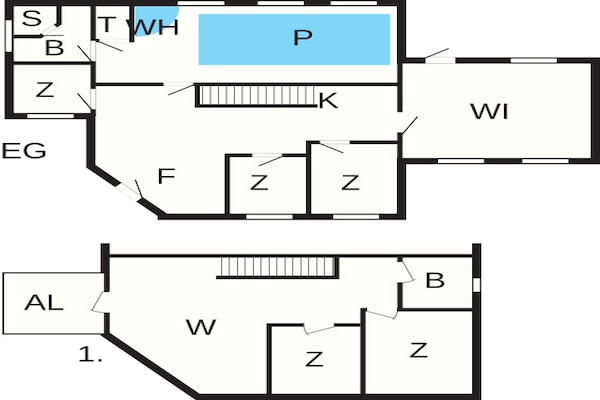 Foto van Luxe vakantieverblijf met zwembad - Vakantiehuis in Glesborg - FloorPlan