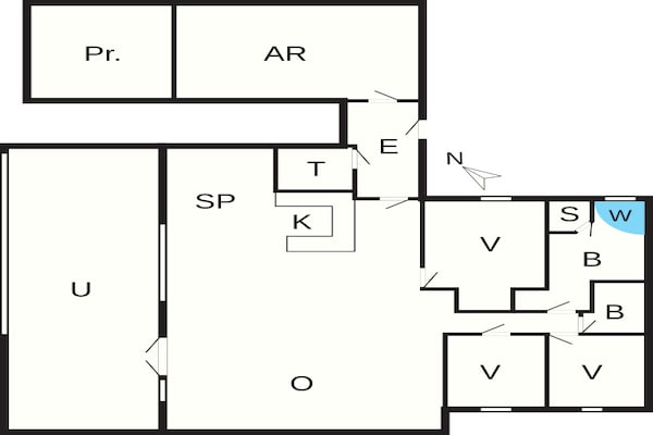 Foto van 10 persoons vakantie huis in Brovst-By Traum - Vakantiehuis in Brovst - FloorPlan