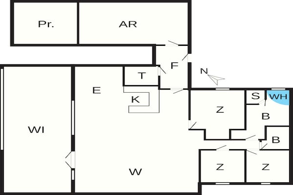 Foto van 10 persoons vakantie huis in Brovst-By Traum - Vakantiehuis in Brovst - FloorPlan