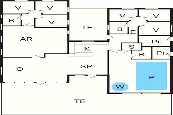 Foto van 16 persoons vakantie huis in Hasselberg - Vakantiehuis in Kappeln - FloorPlan