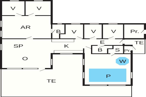 Foto van 12 persoons vakantie huis in Hasselberg - Vakantiehuis in Kappeln - FloorPlan