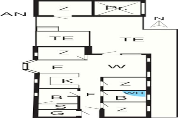 Foto van 6 persoons vakantie huis in Løkken-By Traum - Vakantiehuis in Løkken - FloorPlan