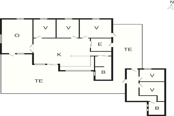 Foto van 10 persoons vakantie huis in Glesborg-By Traum - Vakantiehuis in Glesborg - FloorPlan