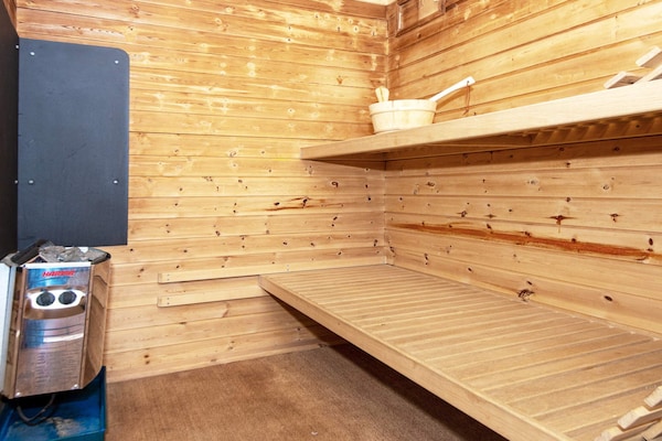 Foto van Rolstoeltoegankelijk huisje met zwembad - Vakantiehuis in Ringkøbing - Sauna