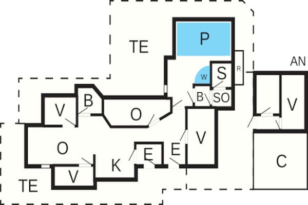 Foto van 10 persoons vakantie huis in Løkken - Vakantiehuis in Løkken - FloorPlan