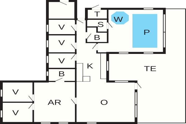 Foto van Luxe vakantieverblijf aan zee - Vakantiehuis in Faaborg - FloorPlan