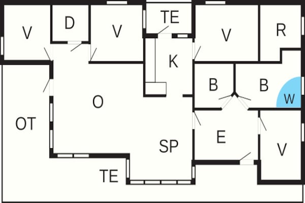 Foto van 10 persoons vakantie huis in Fjerritslev-By Traum - Vakantiehuis in Fjerritslev - FloorPlan