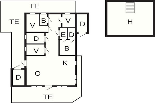 Foto van 11 persoons vakantie huis in Edland - Vakantiehuis in Edland - FloorPlan
