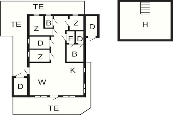 Foto van 11 persoons vakantie huis in Edland - Vakantiehuis in Edland - FloorPlan