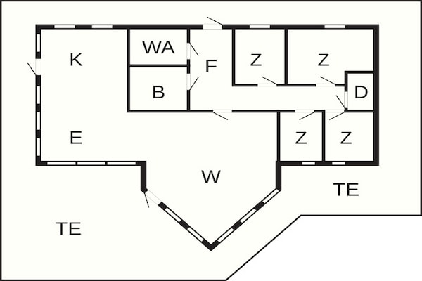 Foto van 11 persoons vakantie huis in Gullesfjord - Vakantiehuis in Gullesfjord - FloorPlan
